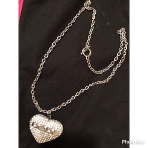Bebe heart necklace